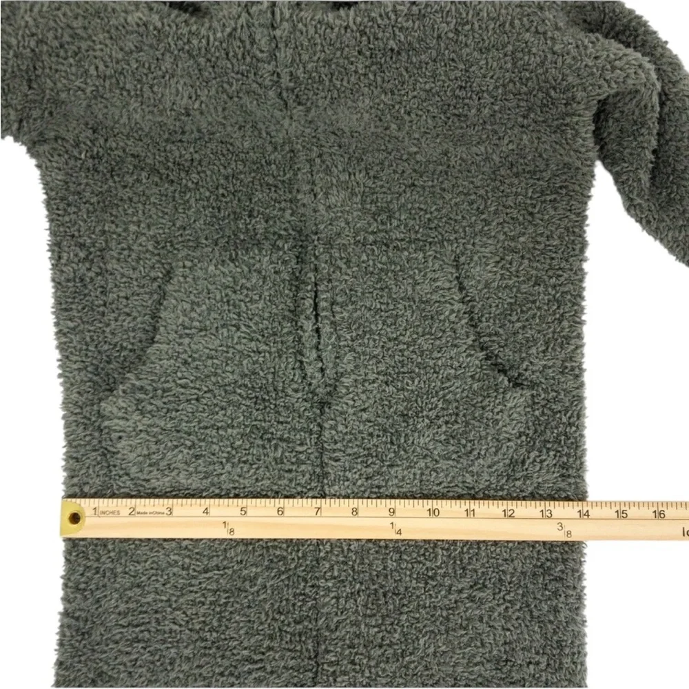 Skims Cozy Knit Jumpsuit Kids Size‎ 8/10 Gray One Piece Pajamas Loungewear